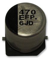 47uF 25V Aluminum Electrolytic Capacitor, SMD, 105C
