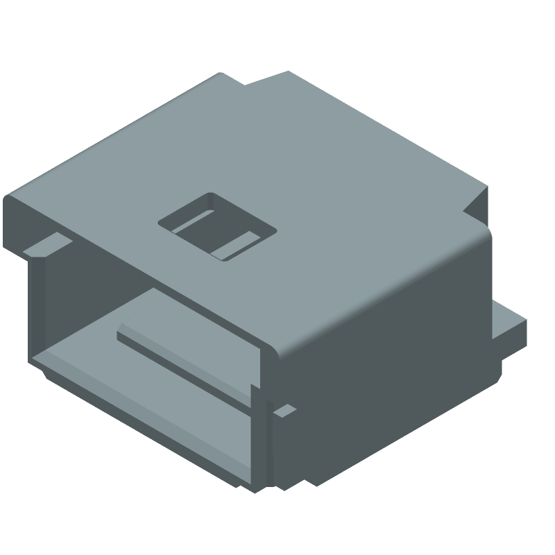 4 Pos Male Crimp Header, 1 Row, Right Angle, Nylon, 350VAC, 1A