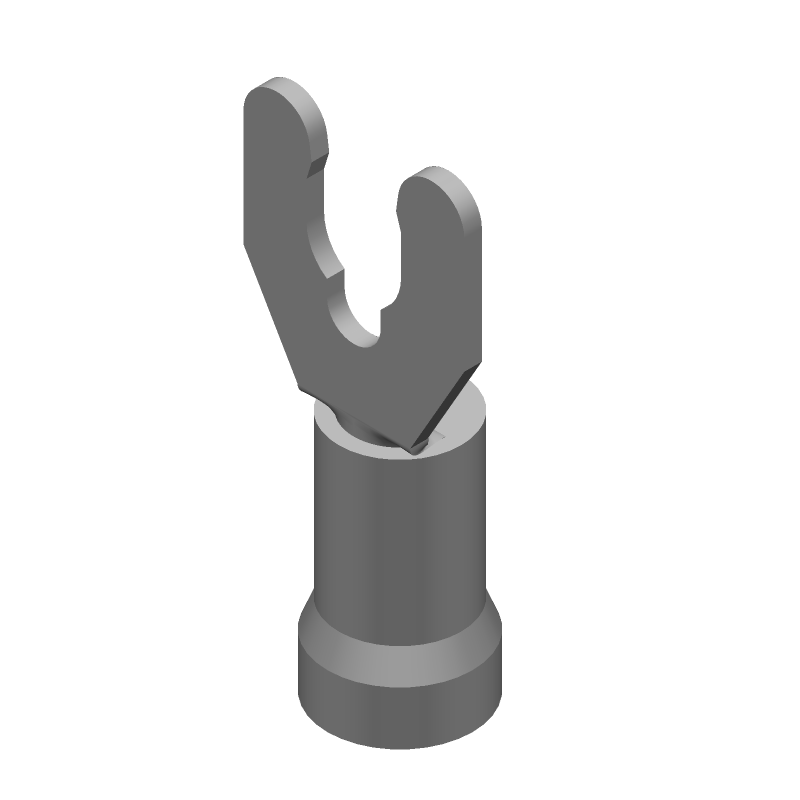 Spring Terminal, Brass/Tin, 14-16AWG, Blue, 600V