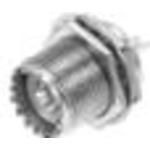 RF UHF Connector, Female, Panel Mount, Solder Terminal, Receptacle
