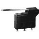 SPDT Momentary Switch, 5A 250VAC/28VDC, Straight Lever, Wire Terminal