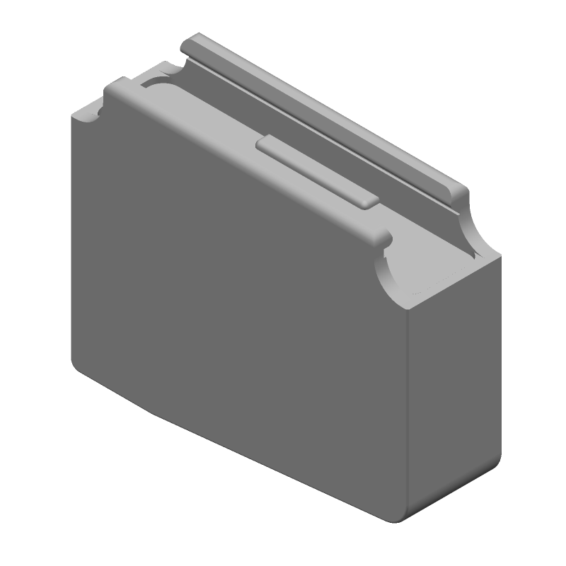 Thermoplastic Backshell/Cable Clamp, Black, C Shell Size