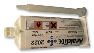 ARALDITE   ARALDITE 2022 50ML   Adhesive, Epoxy - 2 Part, Cartridge, White, 50 ml