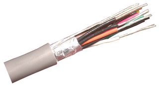 8C 24AWG Shielded Multi-Pair Cable, 300V, PVC, 1000ft