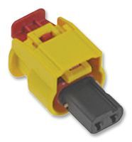 MOLEX         34900-2002            Connector Housing, Yellow SIR, Key B, MXP120 Series, 2 Ways, 4 mm
