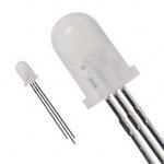 Tri-Color LED Blue/Green/Red 470/574/636nm 6-Pin Through Hole