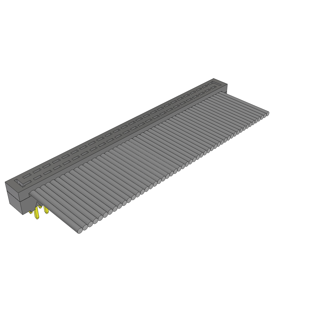 Cable Assembly Flat Ribbon 1.828m 28AWG IDC Connector 50 POS M IDT Bulk