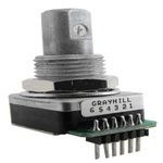 ENCODER, 18&DEG; OR 20 POSITIONS, PUSHBUTTON, PIN CONNECTOR