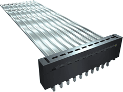 Idc Socket And Terminal Cable, Black Liquid Crystal Polymer