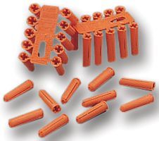 RAWLPLUG         67-130             RAWLPLUG, UNCARDED, RED, PK1000