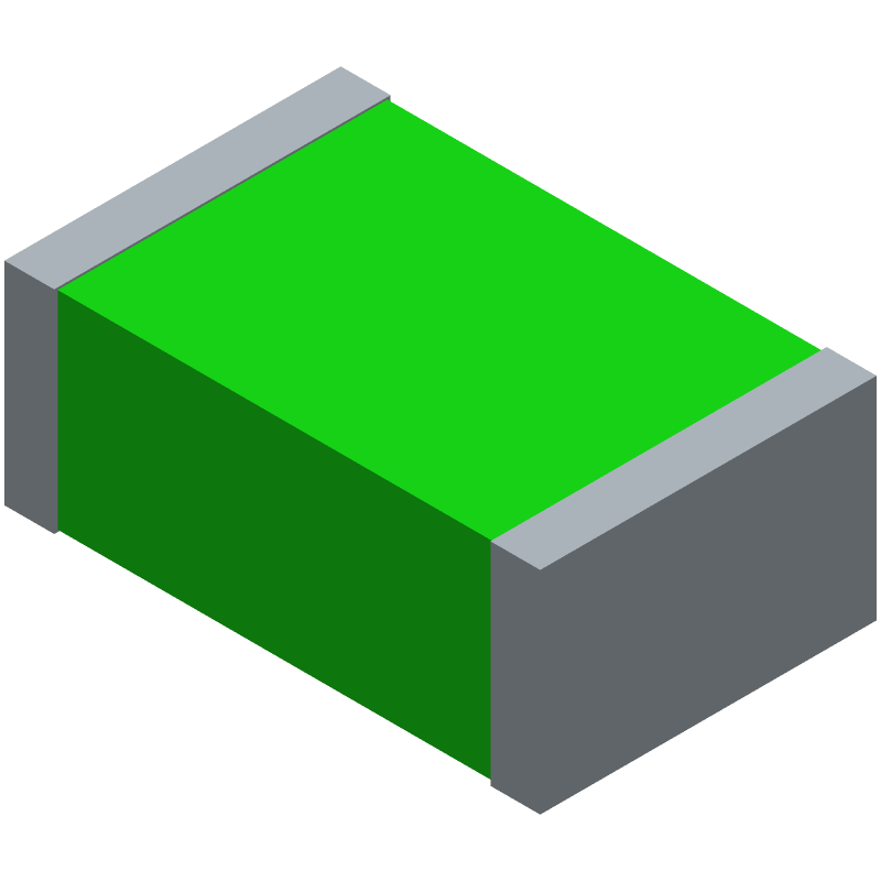 PTC Resettable Fuse, 0.2A Hold, 0.5A Trip, 9V, 40A, 0.5W, 0805 SMD
