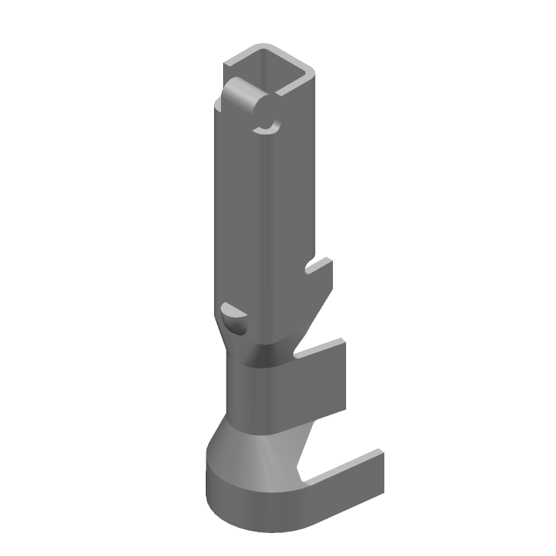 Female Signal Crimp Terminal, Bronze, Tin Plated, 15-18AWG