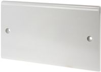 Deta White 2 Gang Urea Formaldehyde n/a Faceplate & Mounting Plate