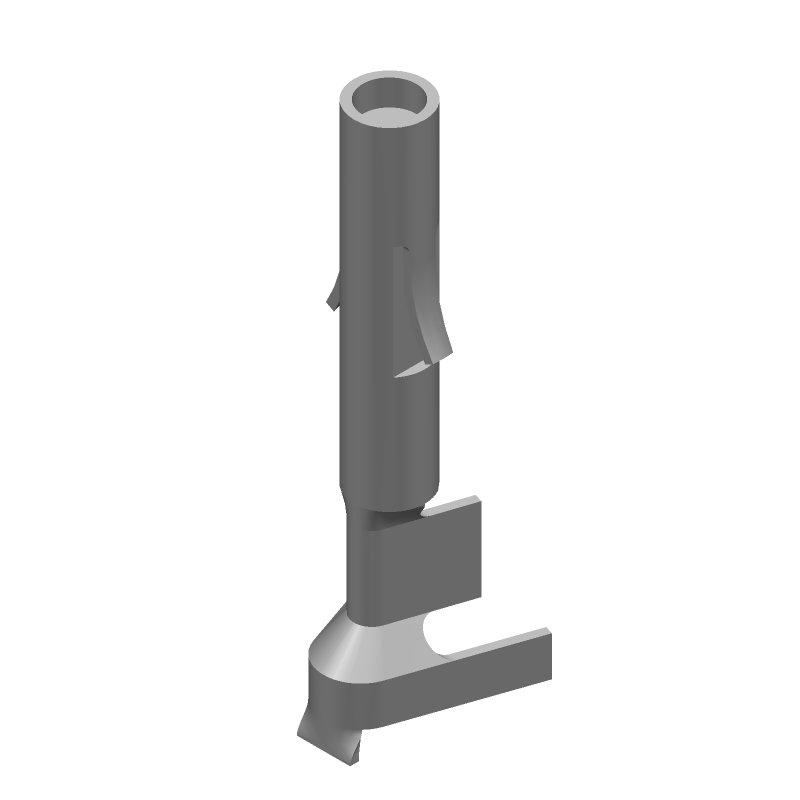 Power Contact, Female, Crimp, 19A, 600V, 14-20AWG, Tin