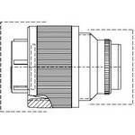 Conn Circular SKT 21 POS ST Cable Mount 21 Terminal 1 Port