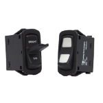 Switch Rocker ON None ON DPDT Quick Connect 20A 12VDC 250000Cycles Automotive Bulk