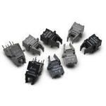 6-Pin TX Fiber Optic Transceiver, 40KBd, 660nm LED, Through Hole