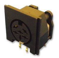 SOCKET, DIN, PCB, 6PIN