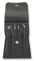 DURATOOL         D00838            Tweezer, 4 Piece Set, ESD, PET Stainless Steel Body, Stainless Steel Tip