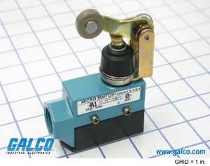 DPDT Limit Switch, 10A 250VAC/VDC, Roller Lever, Screw Mount