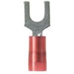 Red Insulated Terminal, Copper Contact, 0.145inch Insulation Diameter, 0.85inch Length, 18-22AWG