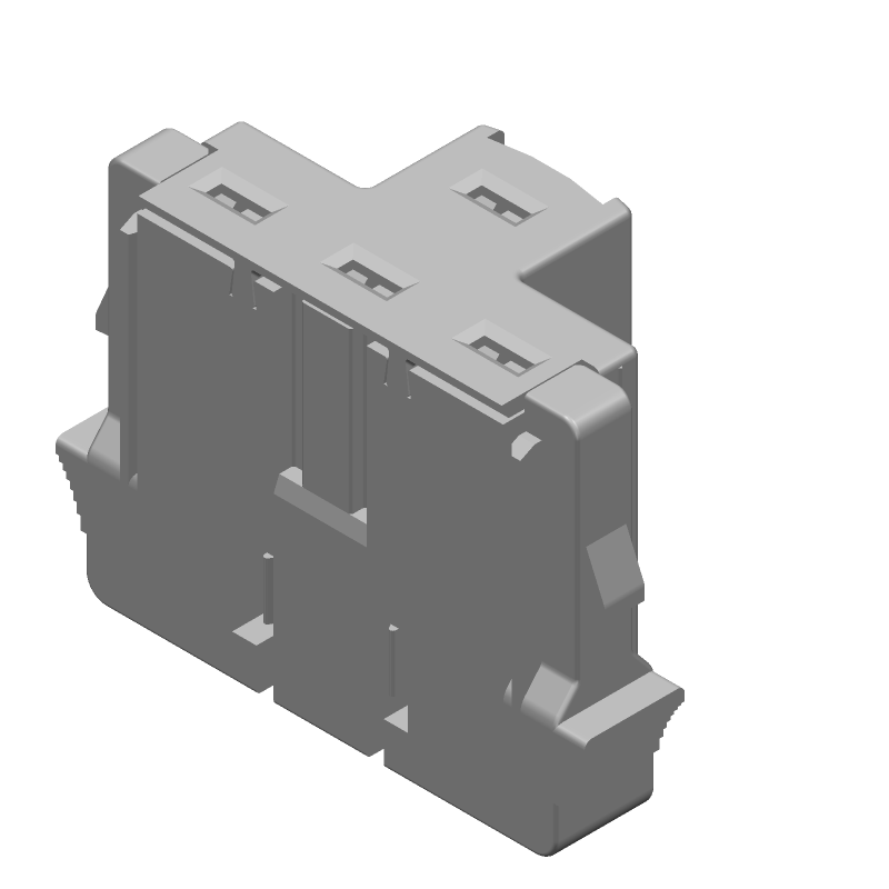 Conn Housing RCP 4 POS 9.2mm Crimp ST Cable Mount Natural Box Automotive