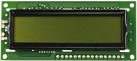 EVERBOUQUET         MC1602C-SYR             Alphanumeric LCD, 16 x 2, Black on Yellow / Green, 5V, Parallel, English, Japanese, Reflective
