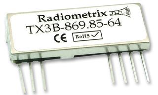 RADIOMETRIX         TX3B-869.85-64             RF MODULE, TX, FM, 869.85MHZ, 64KBPS