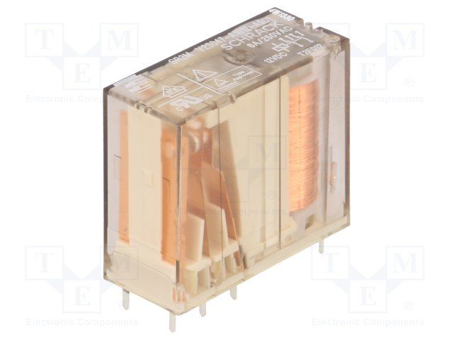 DPDT Power Relay 6A 12VDC Through Hole