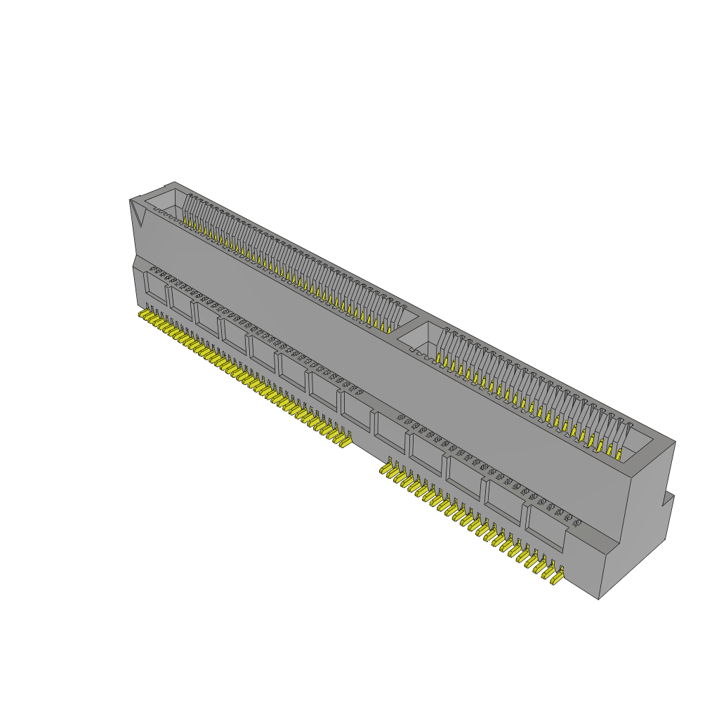120 Pos 0.635mm Card Edge Receptacle, 1.7A, 210V, SM