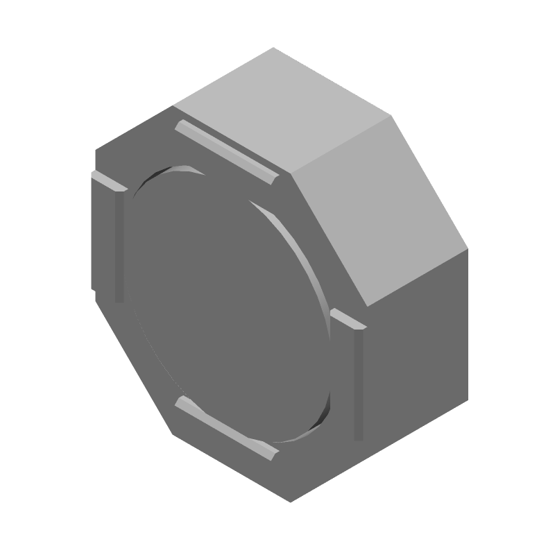6.8uH Shielded Power Inductor, 2.4A, 6025 SMD, Ferrite