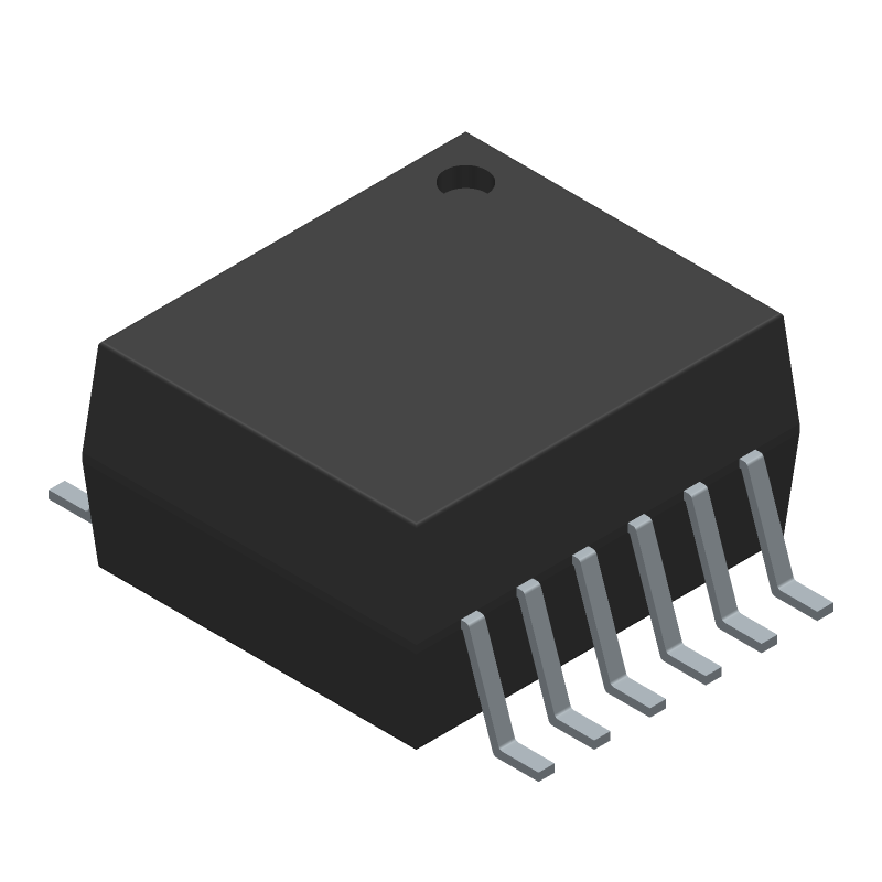 Switching Transformer 1:10 0.013Ohm Prim. DCR 1.6Ohm Sec. DCR 12 Terminal Gull Wing SMD