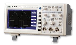 TENMA 72-10510 2 Channel Digital Storage Oscilloscope offering up to 25MHz Bandwidth and USB Connectivity