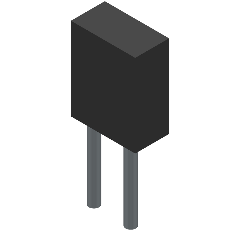 NPN Phototransistor, 30V VCEO, 935nm IR, 60° Viewing Angle, Radial