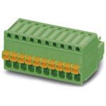 2-Pos Barrier Strip Terminal Block, 4A, 100V, 2.5mm Pitch, Screwless