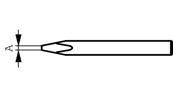 WELLER         S31.             Soldering Iron Tip, Conical, 0.4 mm