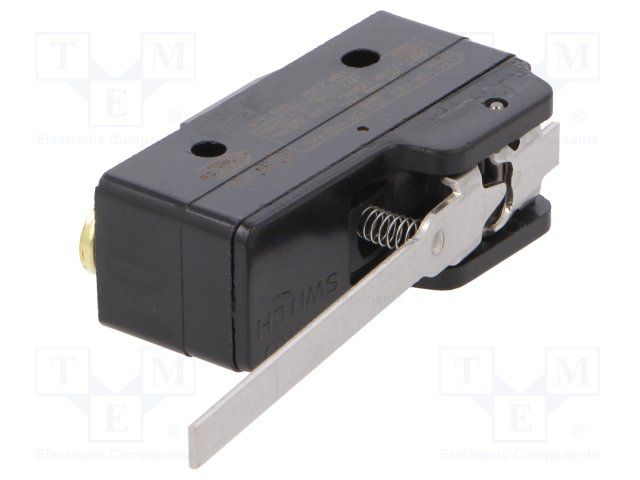 SPDT Snap Action Switch, 15A, 125VDC, Screw Term, Panel Mount