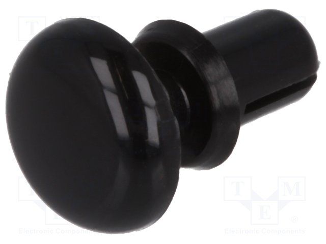 Rivets Snap Round-HD 6.4mm- HD DIA 0.252in- HD DIA 4.5mm-LG 0.18in-LG Nylon 6