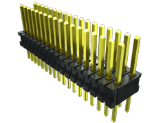 70-Contact Unshrouded Header, HDR, 1.27mm Pitch, Through Hole Mount