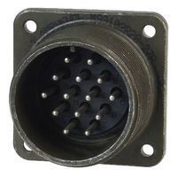 47-Position Circular Receptacle Connector, Aluminium Body, 125°C, MIL-DTL-5015