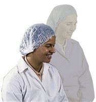 White PP Hair Cap For Electronics, Food Industry, Pharmaceutical Use