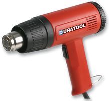 HEAT GUN, 1500W + 4 ACC UK PLUG