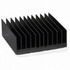 BGA Heat Sink, 40x40mm Al, Square Fins, Adhesive Mount, 4.6°C/W