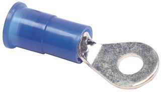 Ring Tongue Terminal 14-16AWG Copper Blue 23.11mm Electro Tin