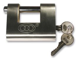 ENGLISH CHAIN CO         SECT98G             LOCK, ARMOURED, S/S, TC, 80MM, BR980