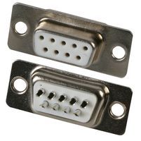ITW MCMURDO   SDE9S   Standard D Sub Connector, Special D Series, DE, Receptacle, 9 Contacts, Metal Body, Solder