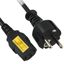 10A 250VAC 3-Conductor Power Cord Plug, Female