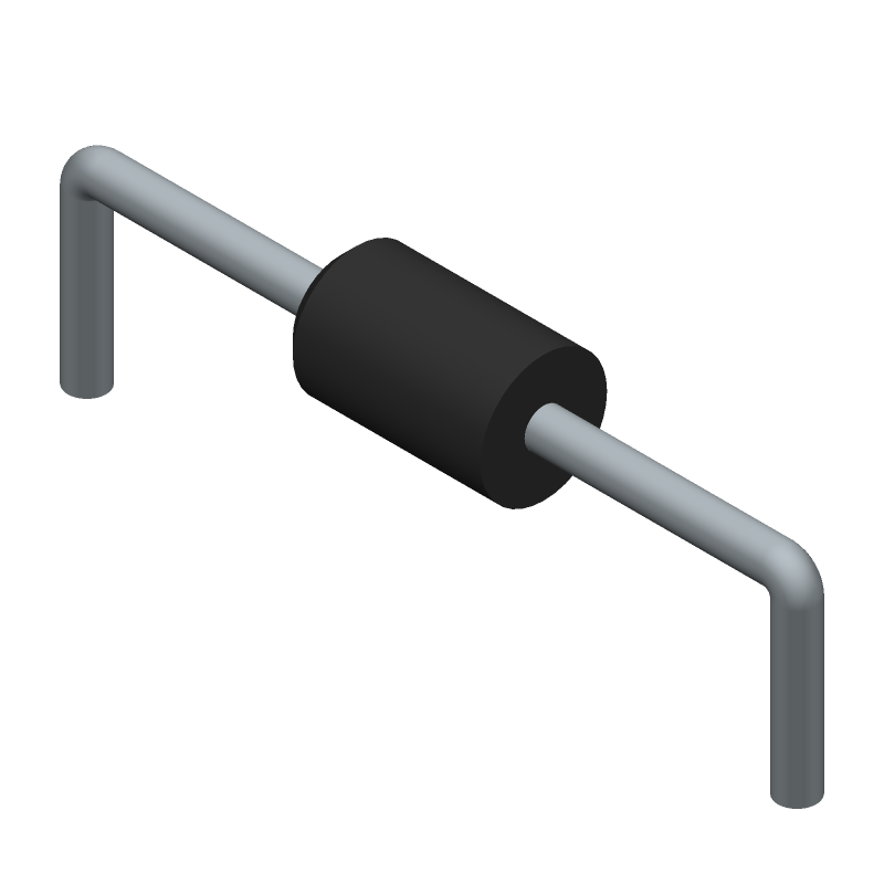 18V 1W 5% Zener Diode, Through Hole, DO-41
