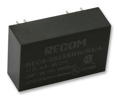 6W DC-DC Converter, +/-12V, 250mA, Isolated, DIP