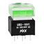 Switch Push Button ON ON SPDT Square Button 5A 250VAC 30VDC Alternate Contact Thru-Hole PC Pins